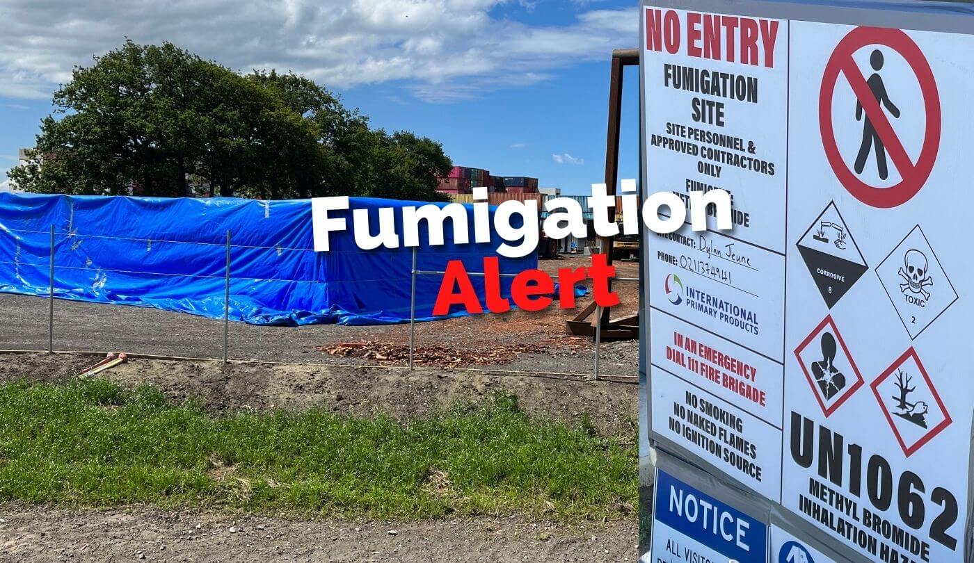 Fumigation alert